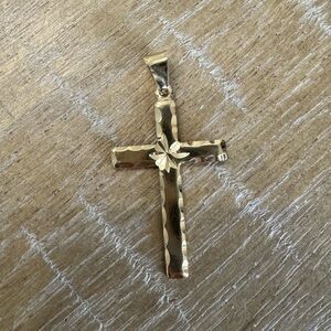 Gold Cross Pendant ✨ BRAZILIAN 18K GF
